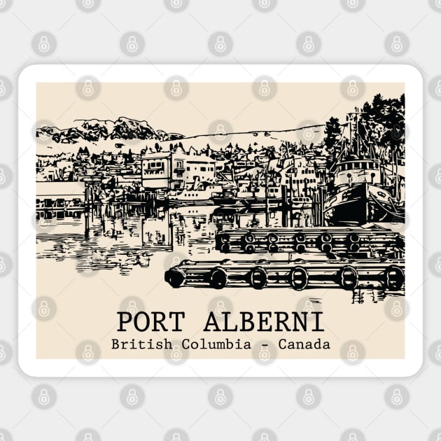 Port Alberni - British Columbia Magnet by Lakeric